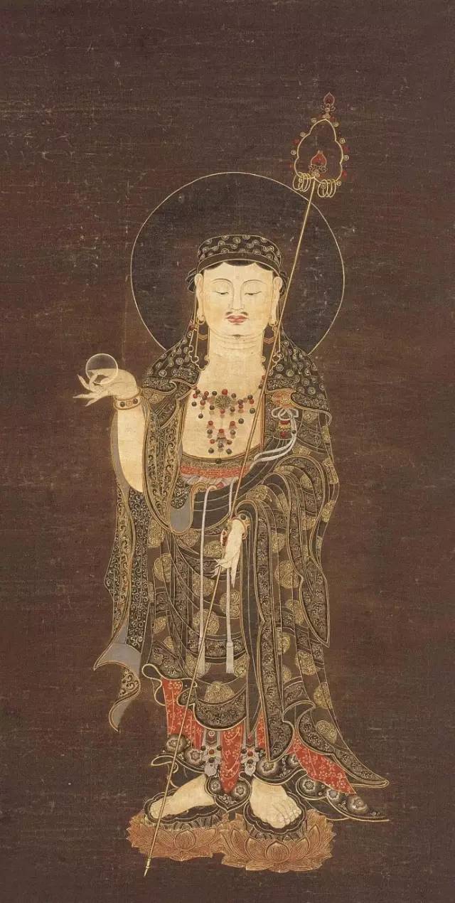 十幅历代地藏王菩萨画像精选,学佛者必收
