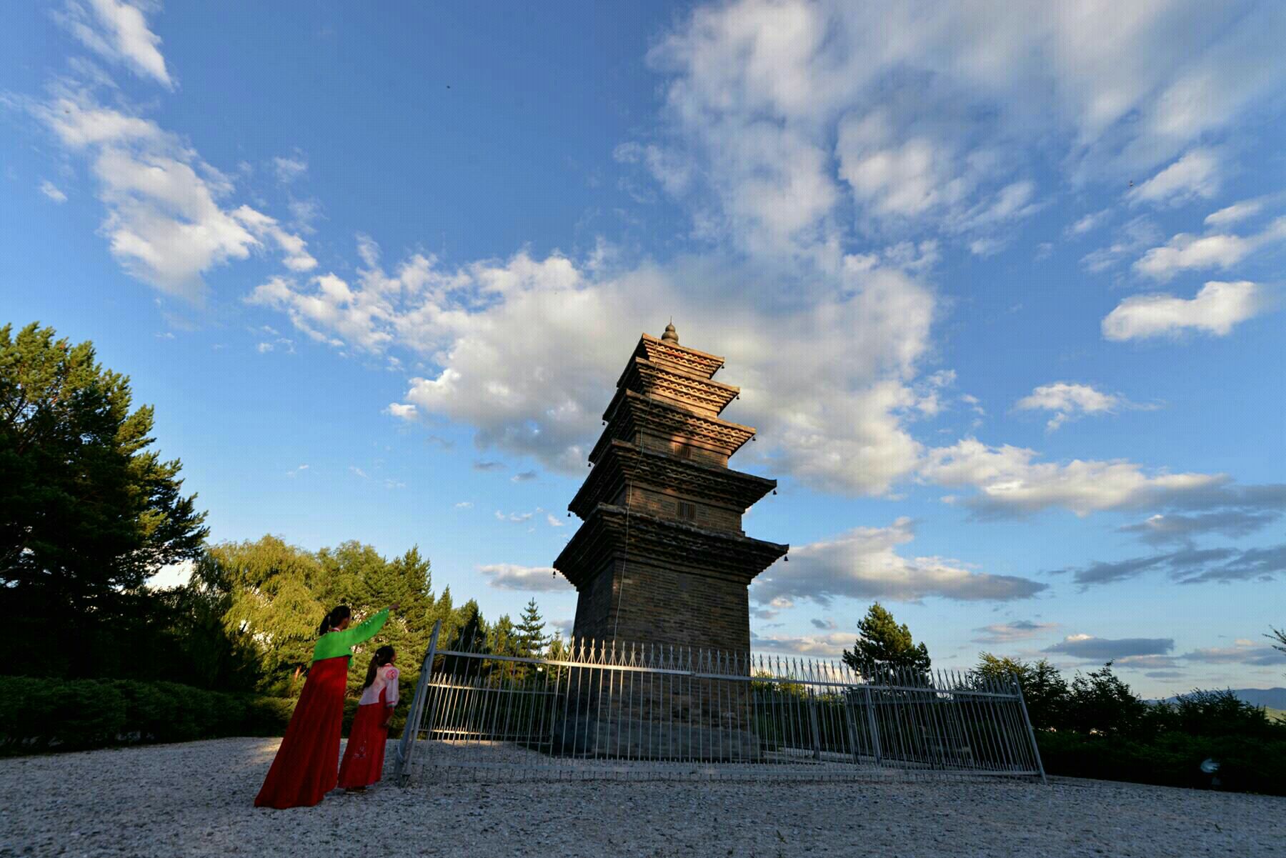 吉林长白县灵光塔:东北第一古塔