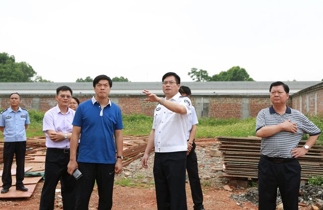 「调研工作」朱永辉到市公安局监管中心工地实地调研检查工作