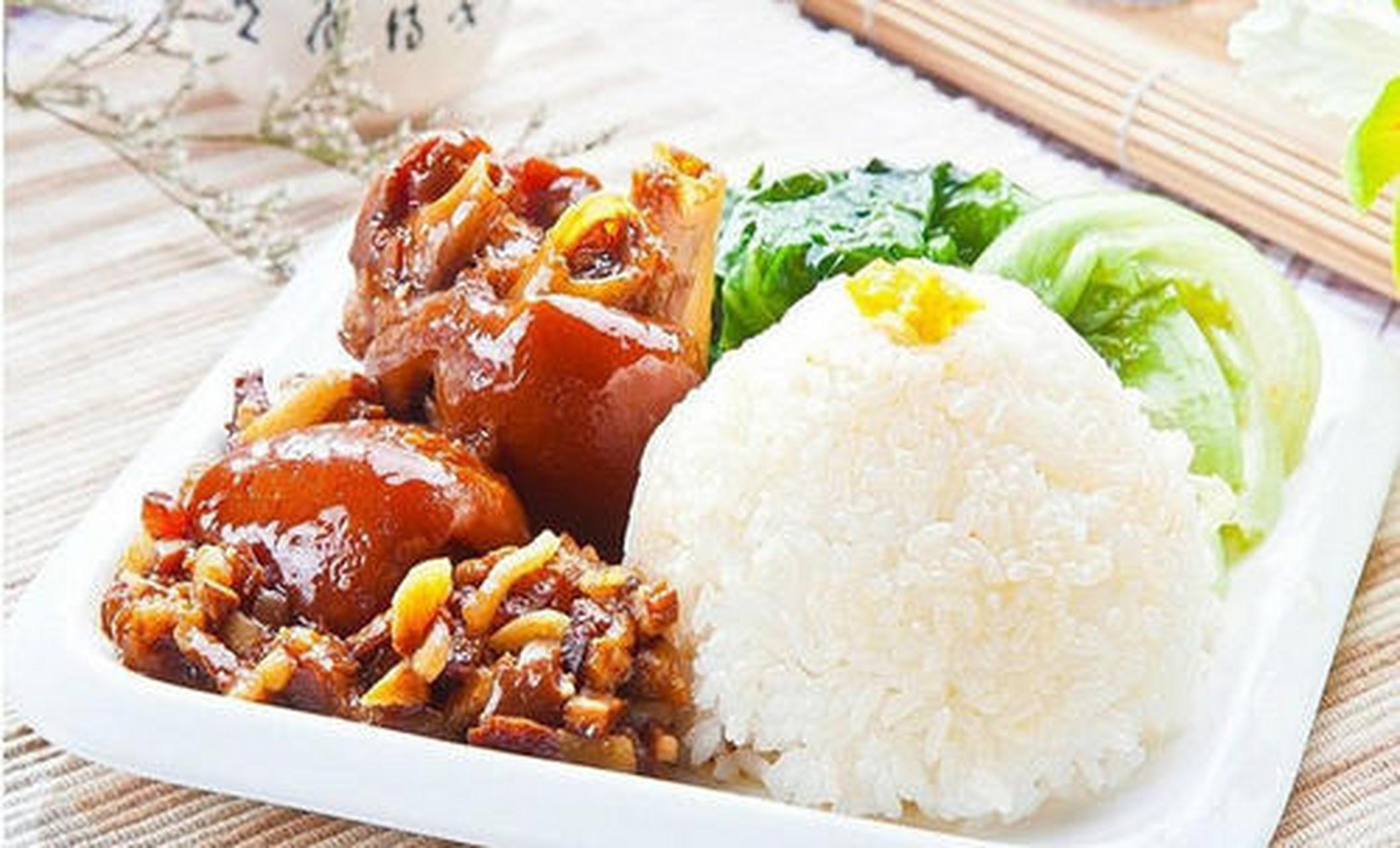 百城百味#东里猪脚饭是是广东汕头传统的汉族小吃,属于粤菜系.