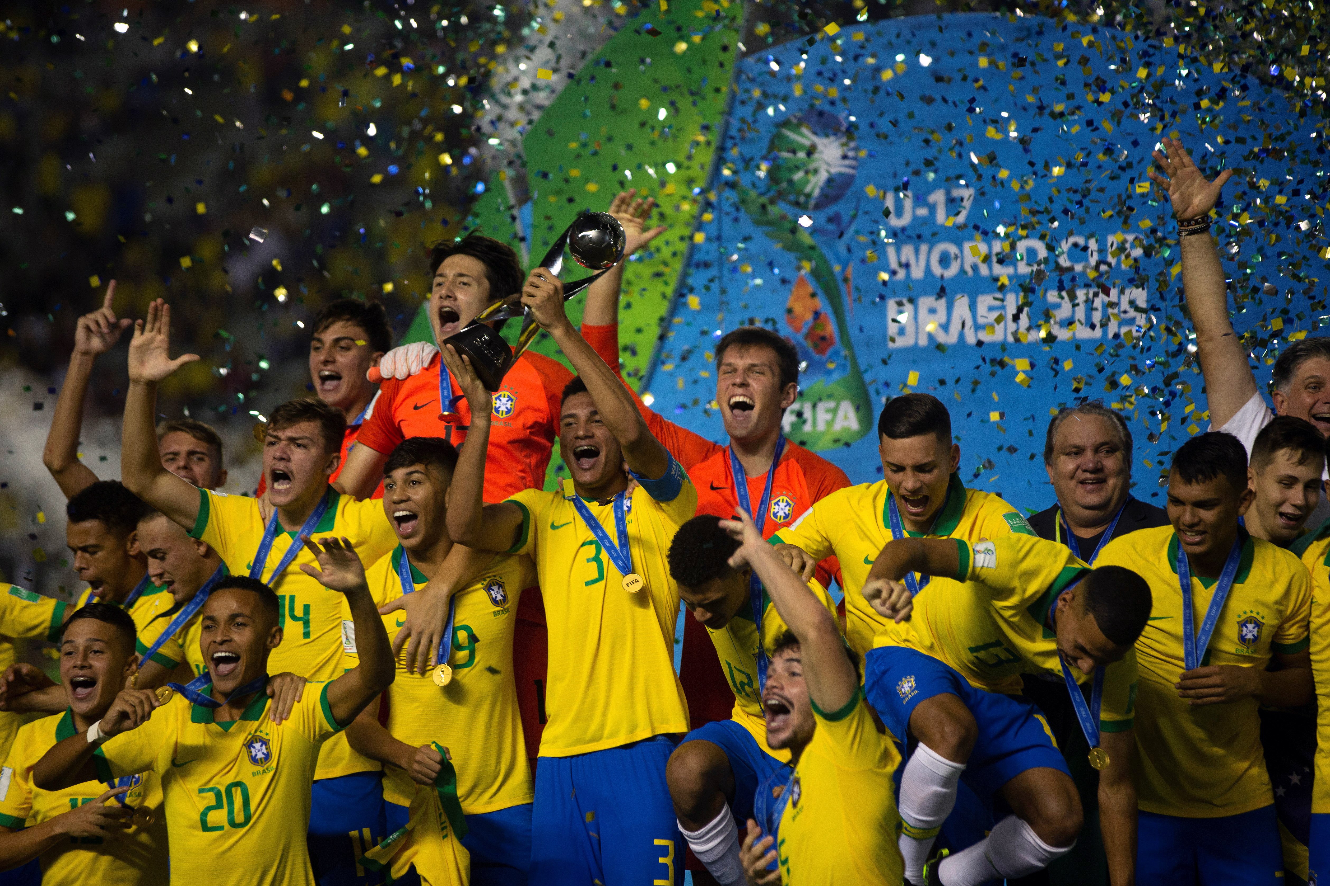 足球——巴西队夺得u17世界杯冠军