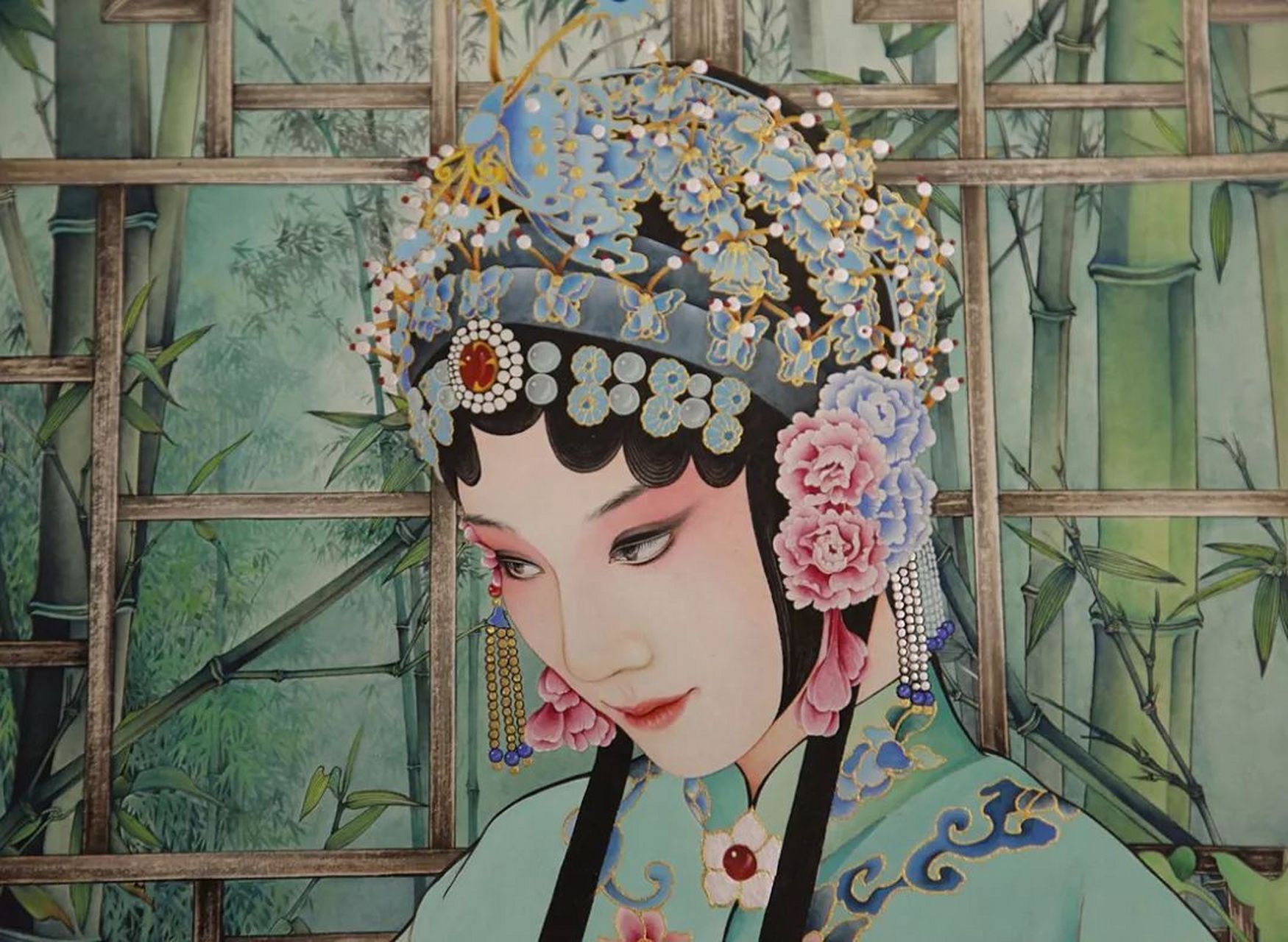 戏曲收声归韵十三辙之乜斜辙:同韵母的字有绝,血,月,界,姐等.