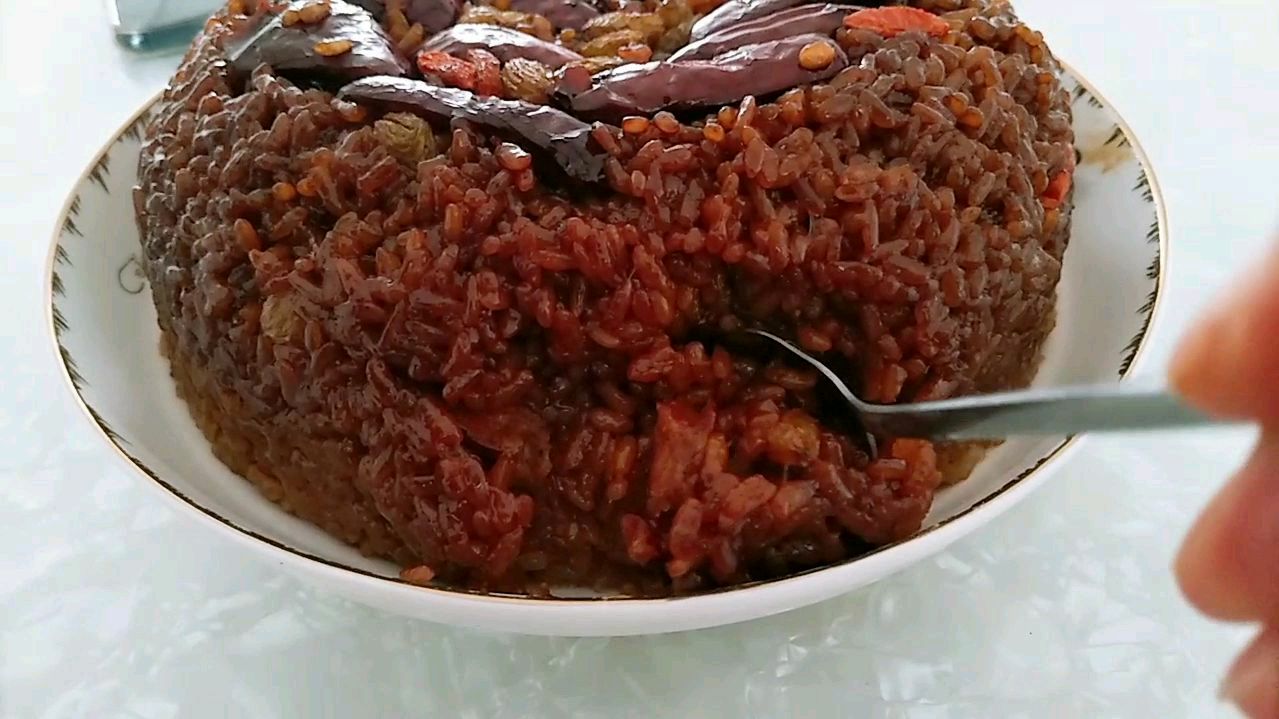 红枣糯米饭自己在家做,记住关键一步,软糯香甜,比肉还好吃