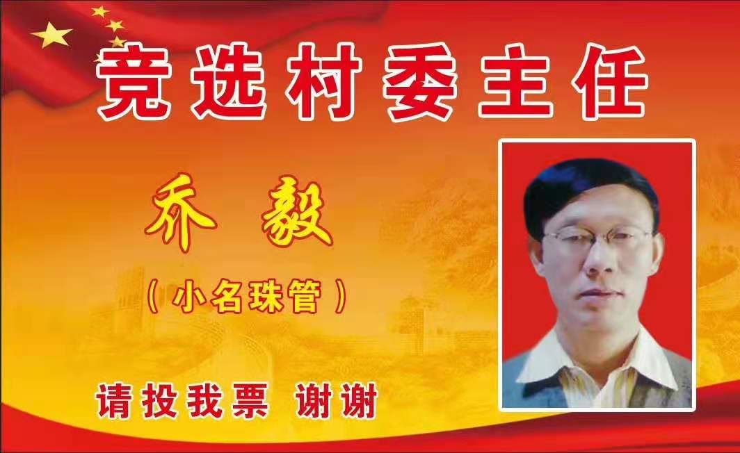 "乔毅参选"为我们带来的思考和引力波