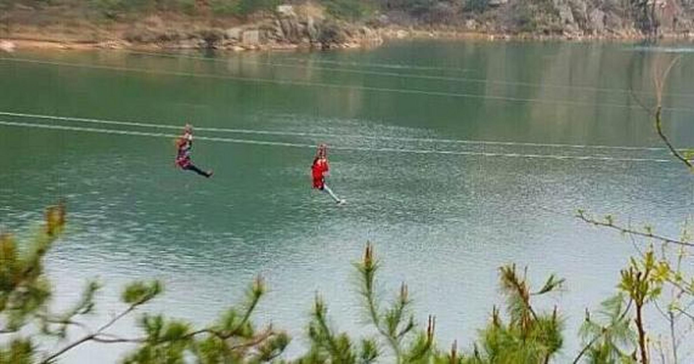 遇见美好##遇见好风景#招虎山漂流:招虎山漂流河道长一千多米,从频沣