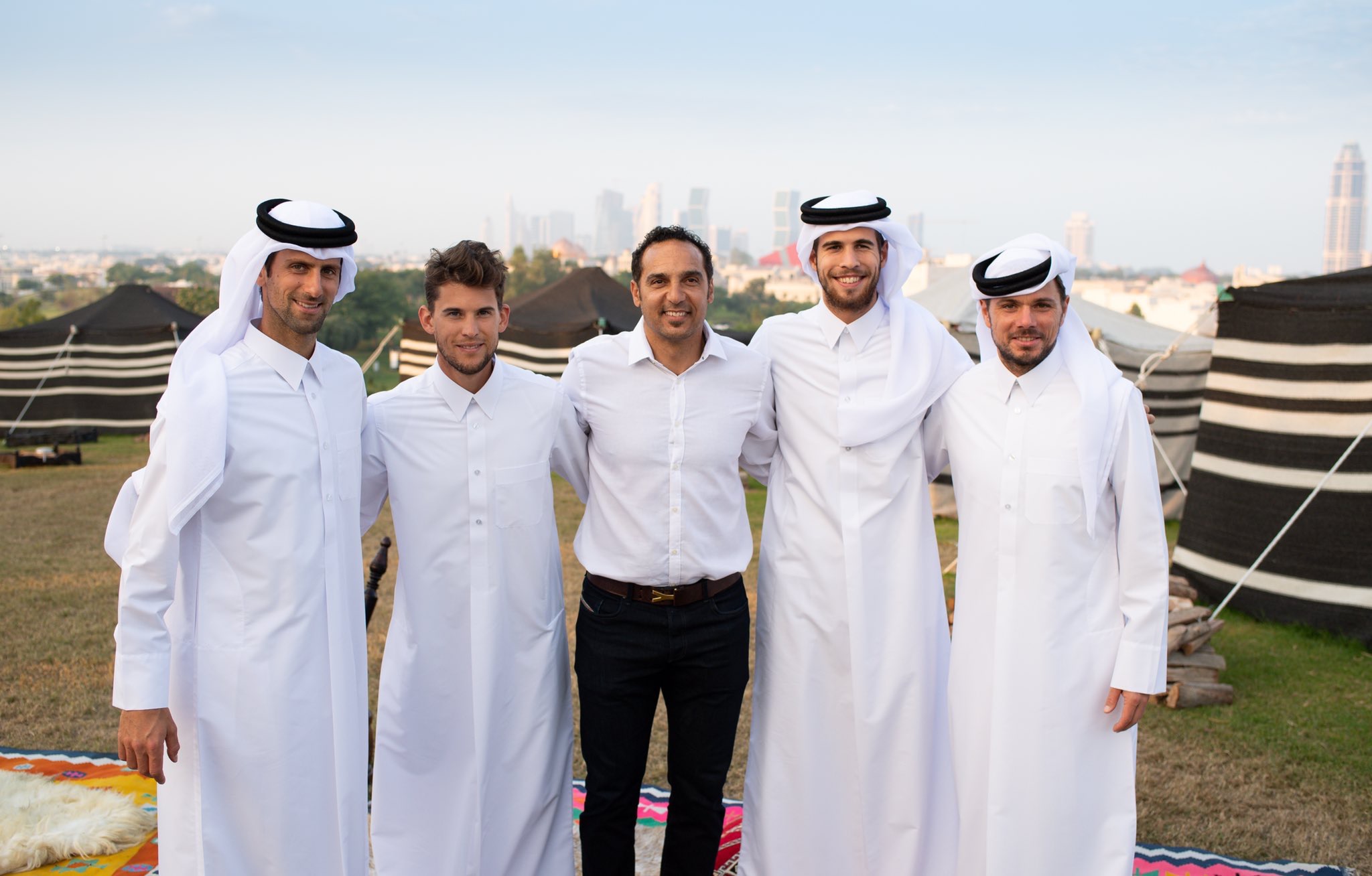 "中东美男"––德约科维奇(毫无违和感)