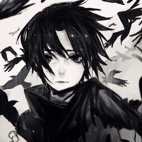 火影忍者佐助帅气动漫,小巧玲珑,云谲波诡