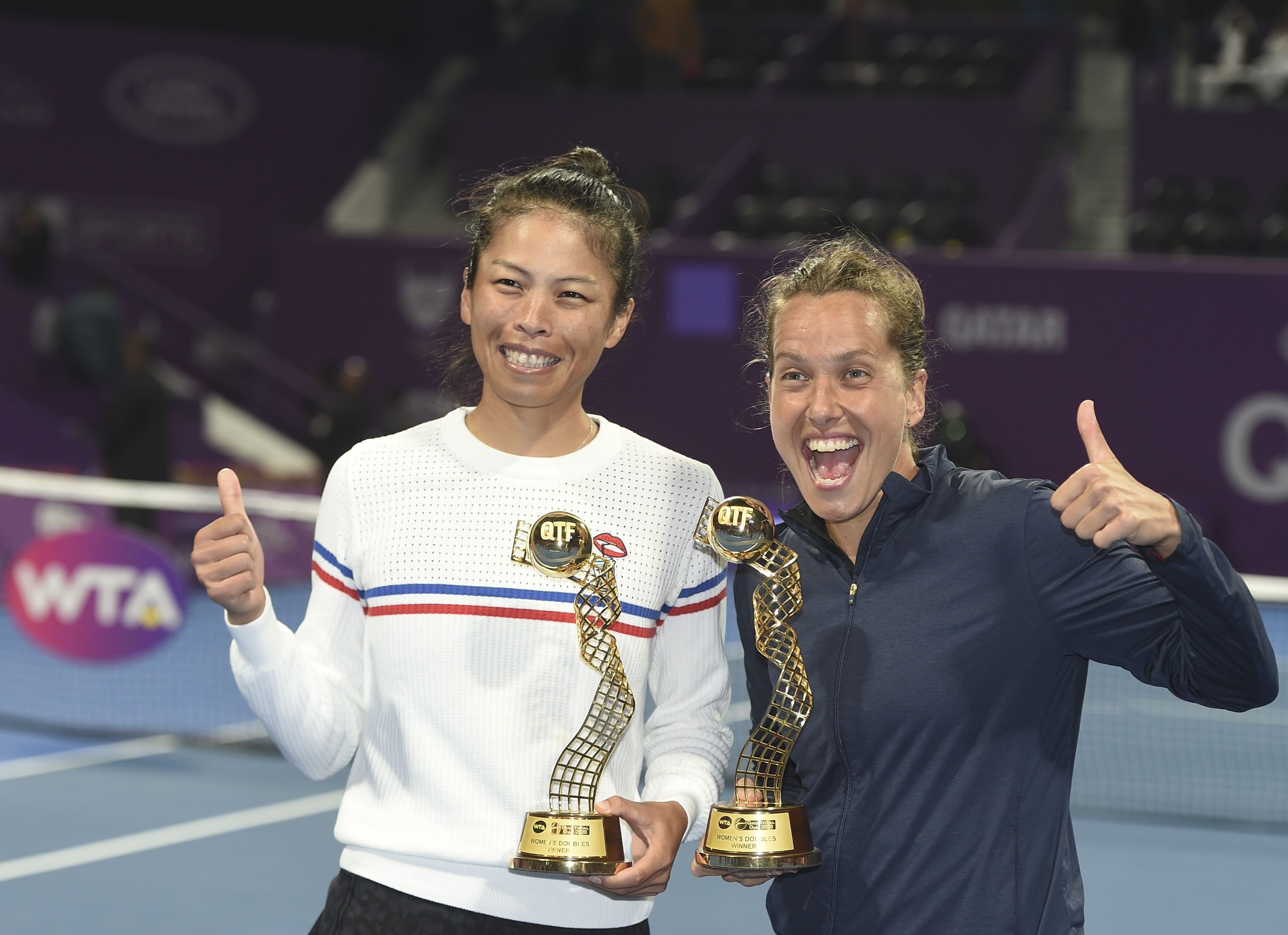 新华社照片,多哈,2020年2月29日    (体育)(3)网球——wta卡塔尔公开