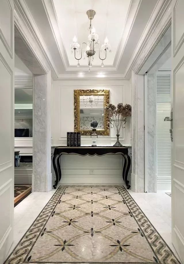 专业装修:设计师掏心的50款最新玄关地面铺贴案例,拿走不谢!