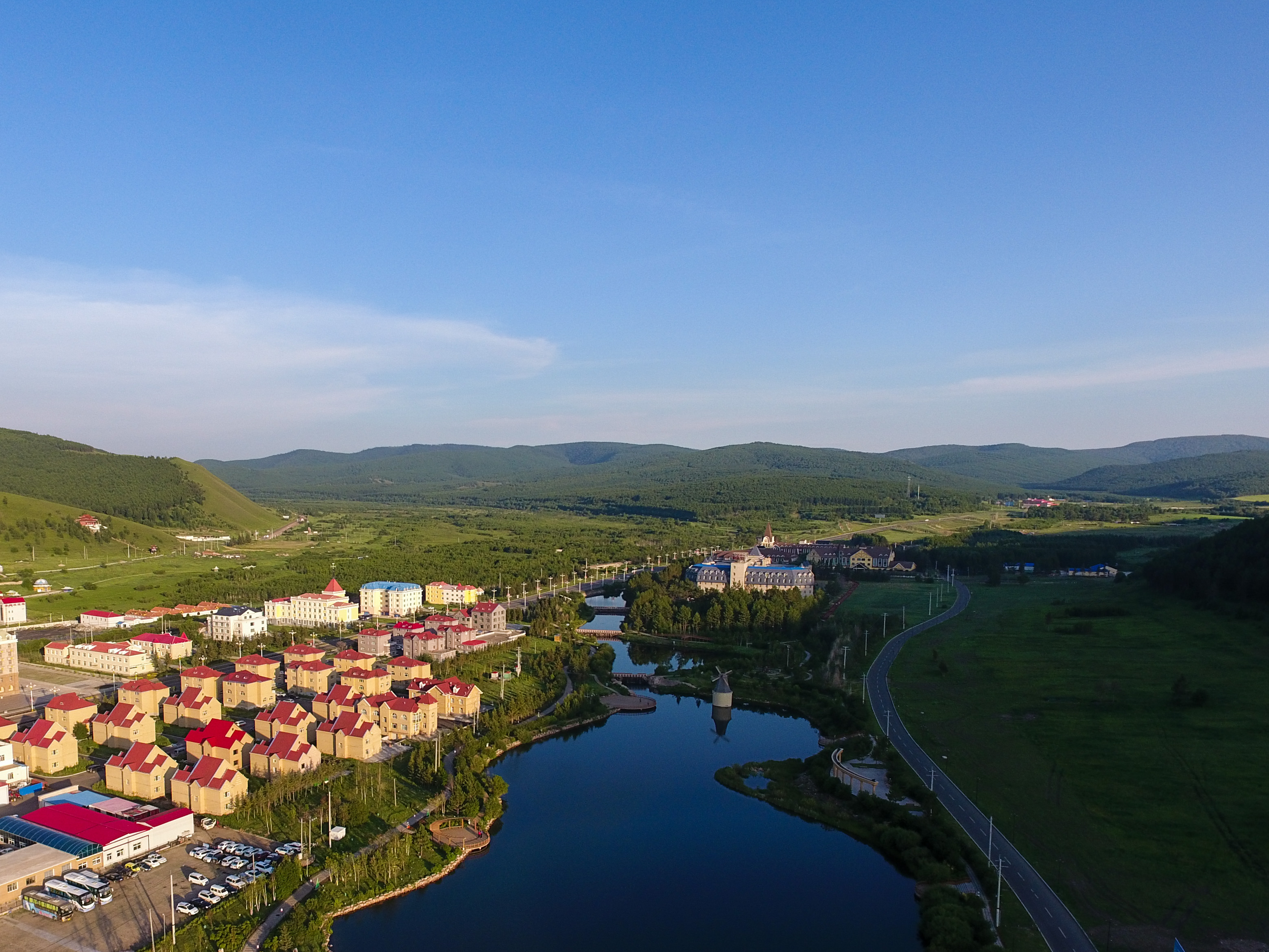 航拍魅力城市阿尔山(5)