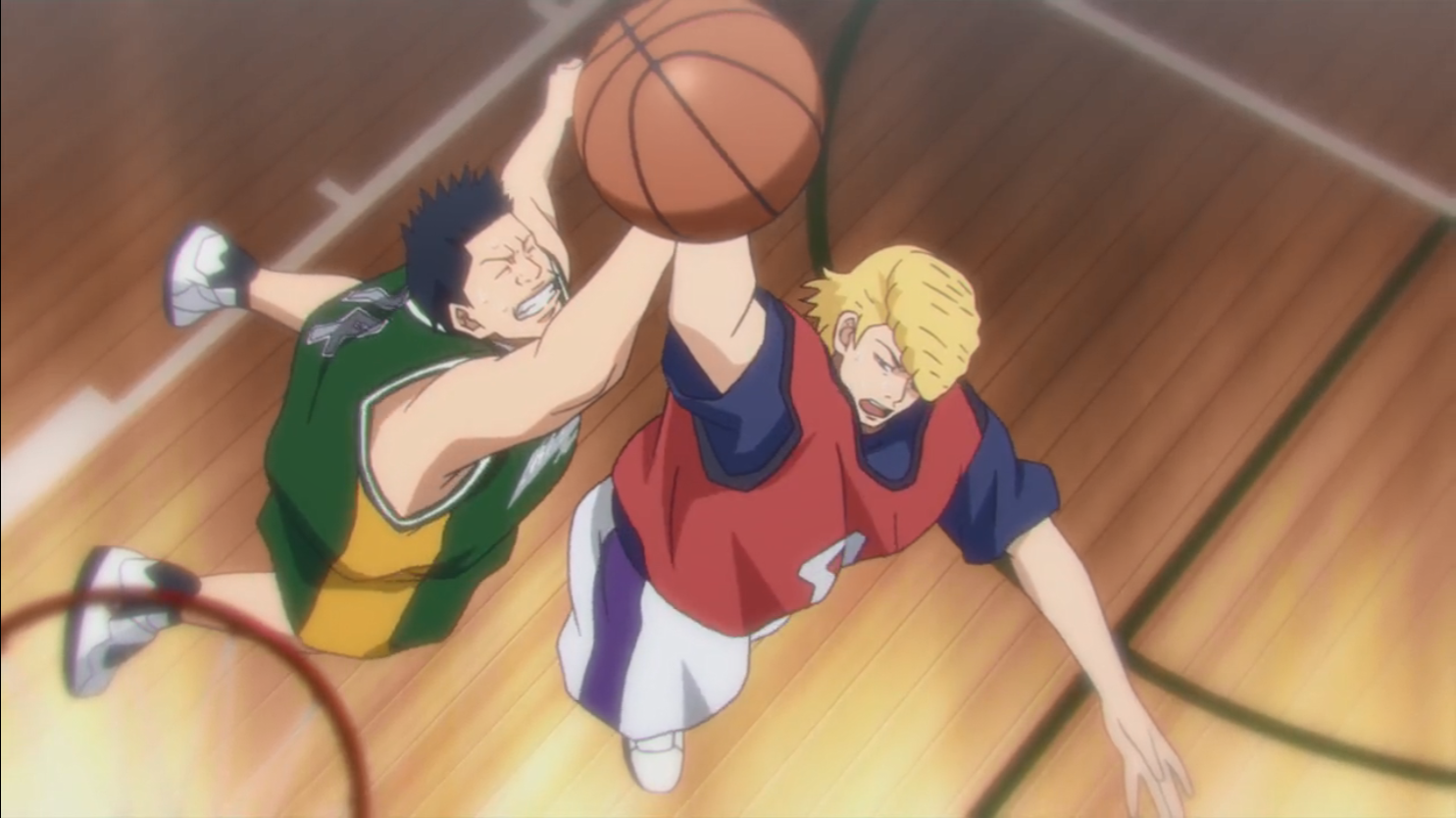 篮球少年王:车谷空母亲提前认儿媳,大叔千秋展现空中灌篮合体技