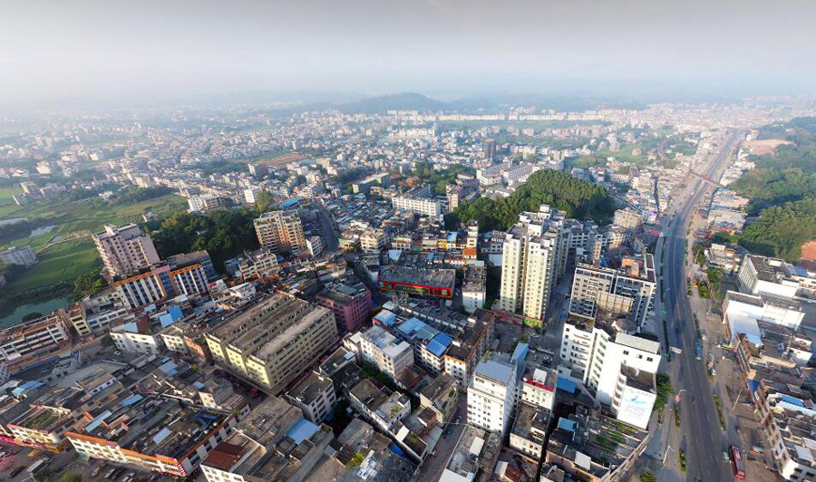 广东梅州五华县最大的镇,曾是老县城所在地,拥有火车站