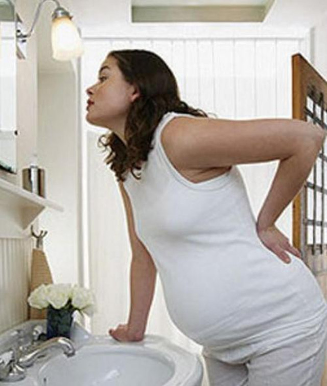 超大肚子孕妇 肚子疼图片