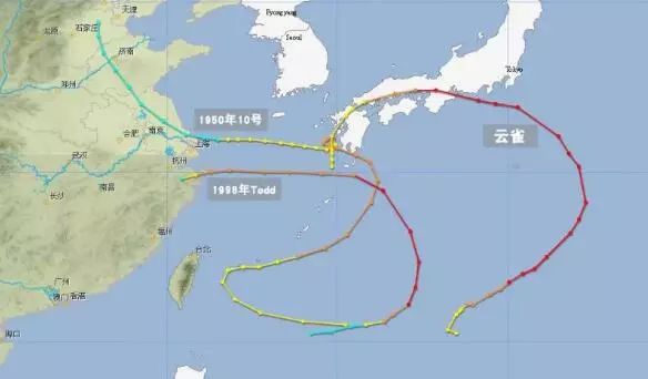 "云雀"正在海上回旋,预计周五在浙苏一带沿海登陆!