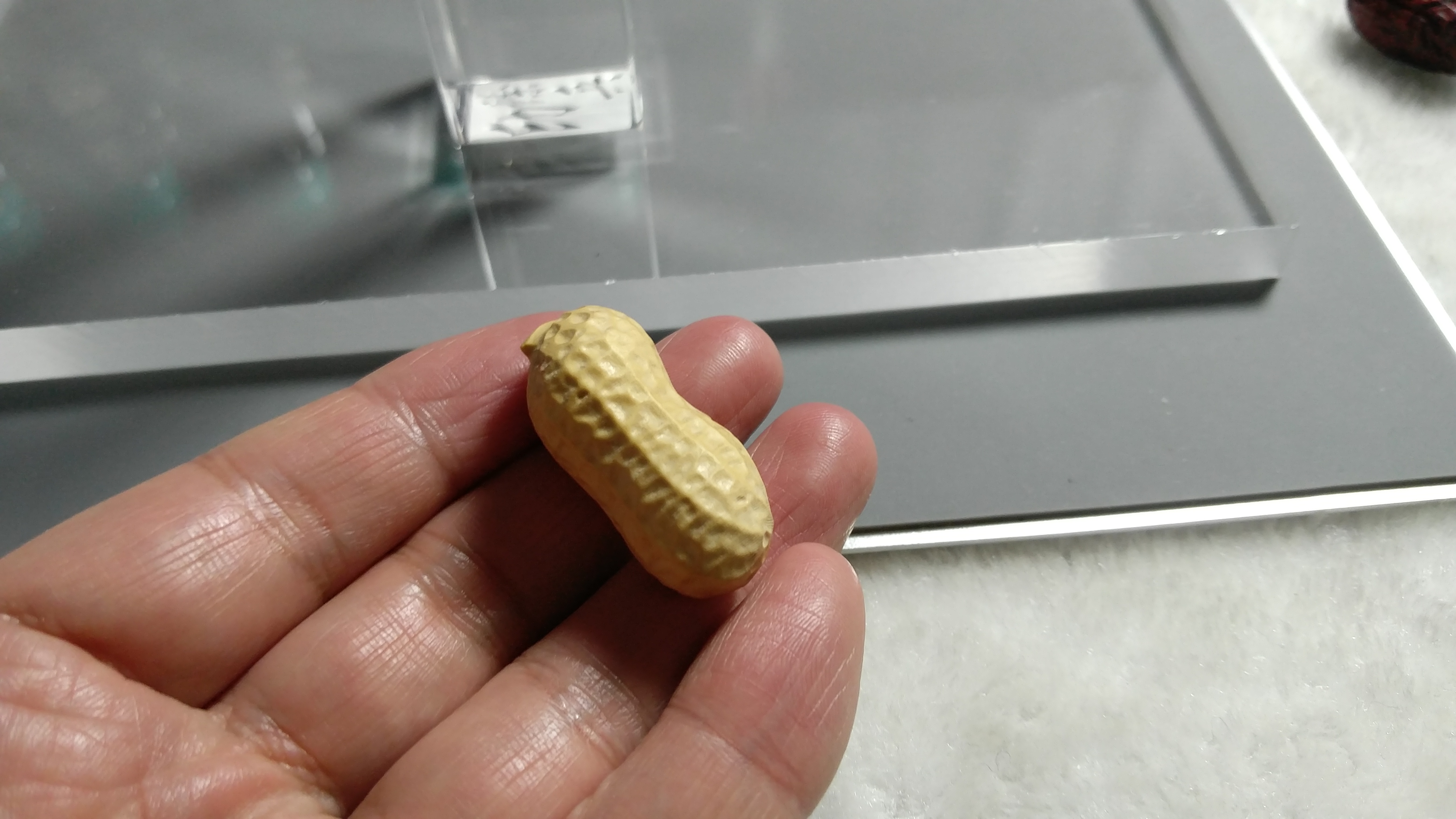 黄杨木花生,看了很想剥开来