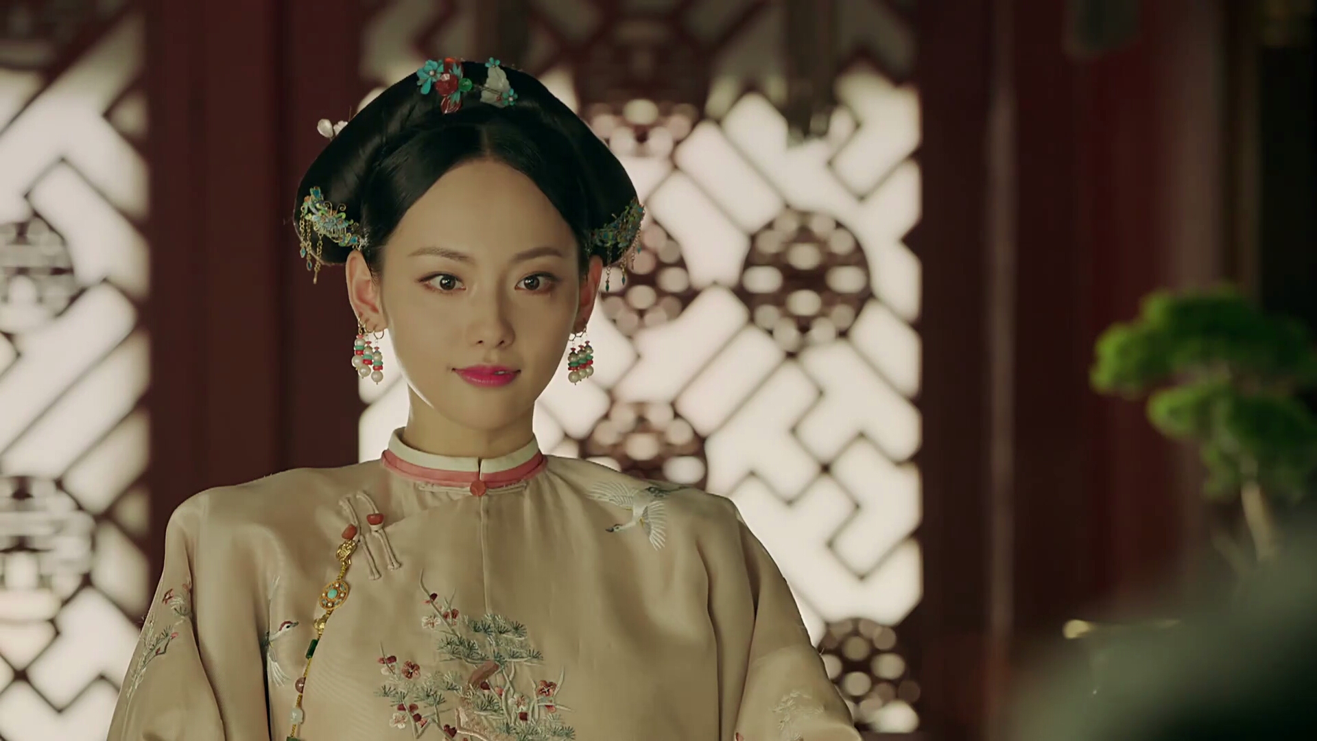 延禧攻略女主头饰:图1大气,图3简单,图4造型师不走心!