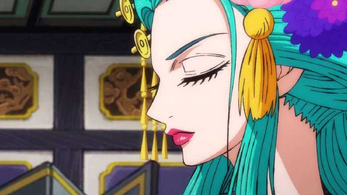 动漫里小紫的盛世美颜截图