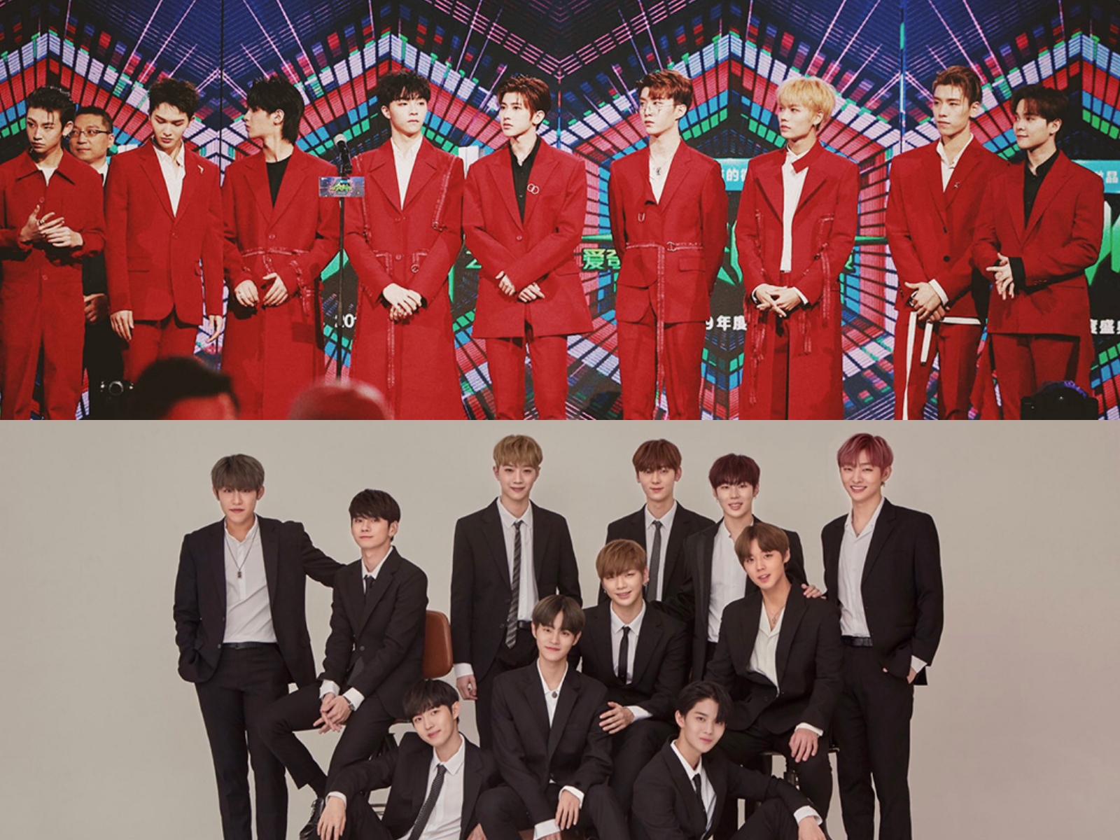 ninepercent和wannaone颜值一览蔡徐坤姜丹尼尔c位对决,你pick谁