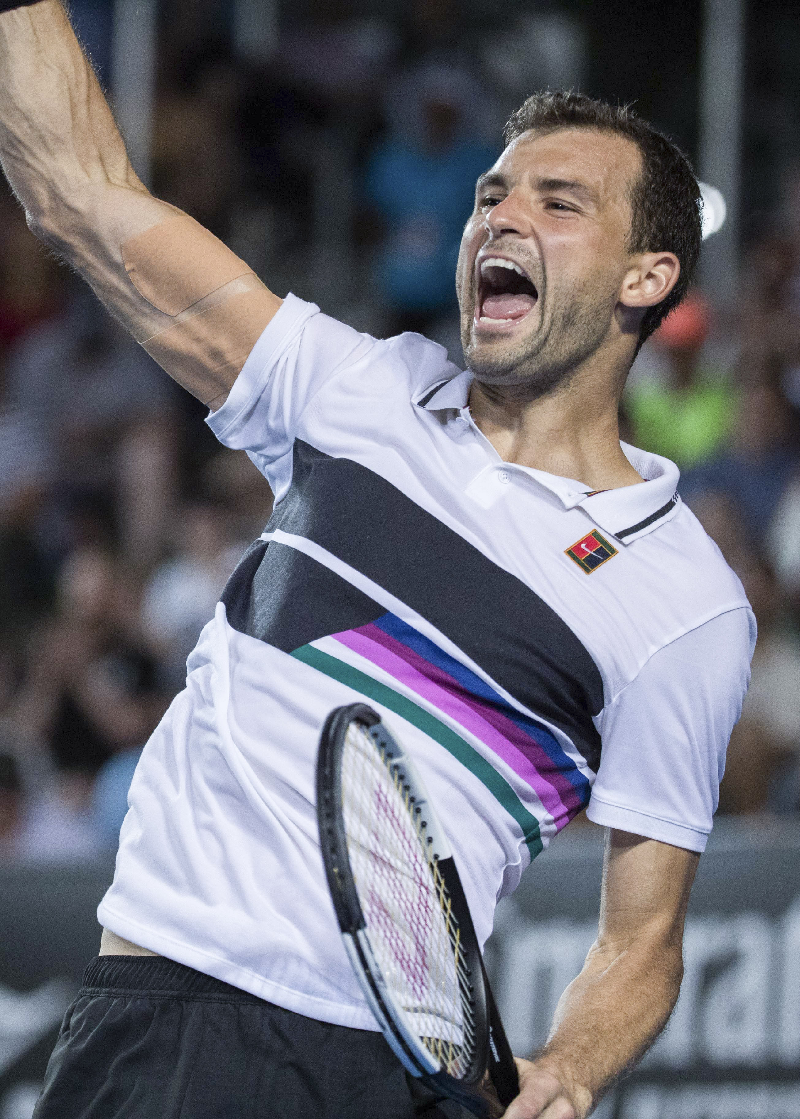 网球——澳网:迪米特洛夫晋级