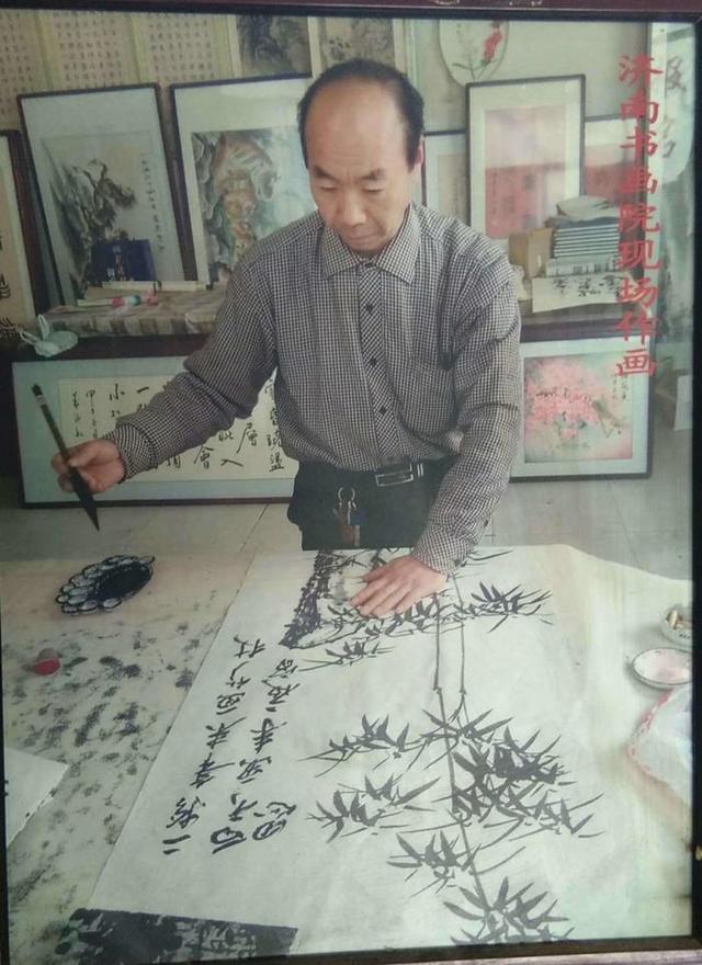 中国当代著名书画家明新农