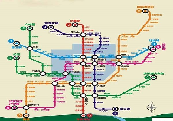 西安地铁5号线马上开通:设34站,9个高架站,你楼下有站点吗?