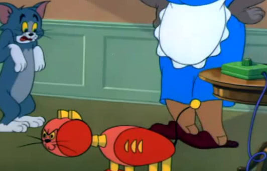 以前看的时候没发现,原来汤姆猫的主人这么有钱,汤姆是个富家猫