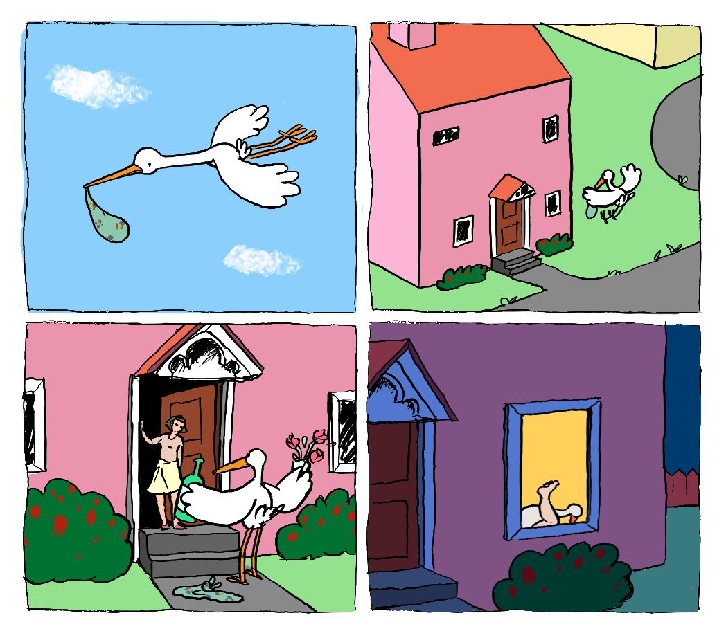 搞笑连环画:烤棉花糖