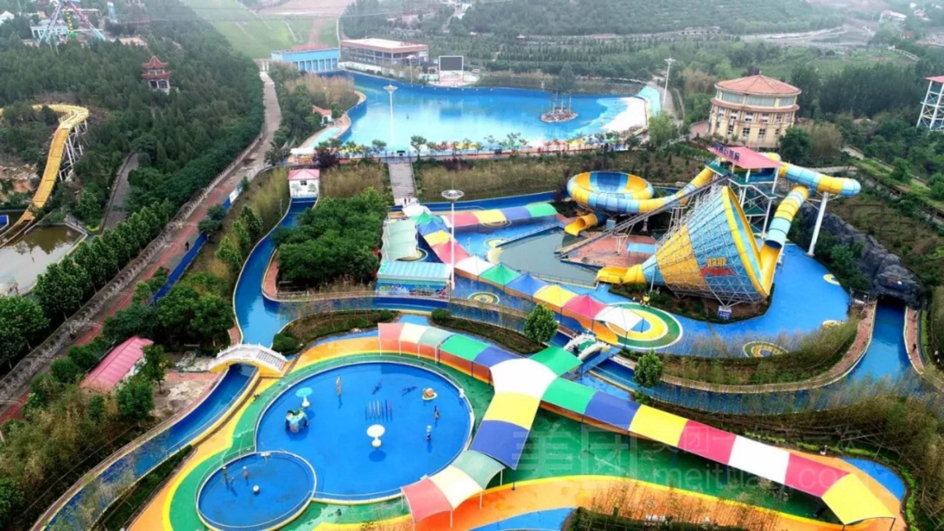 探访河南新乡五龙山之旅,野生动物园看马戏表演,欢乐世界嗨个够