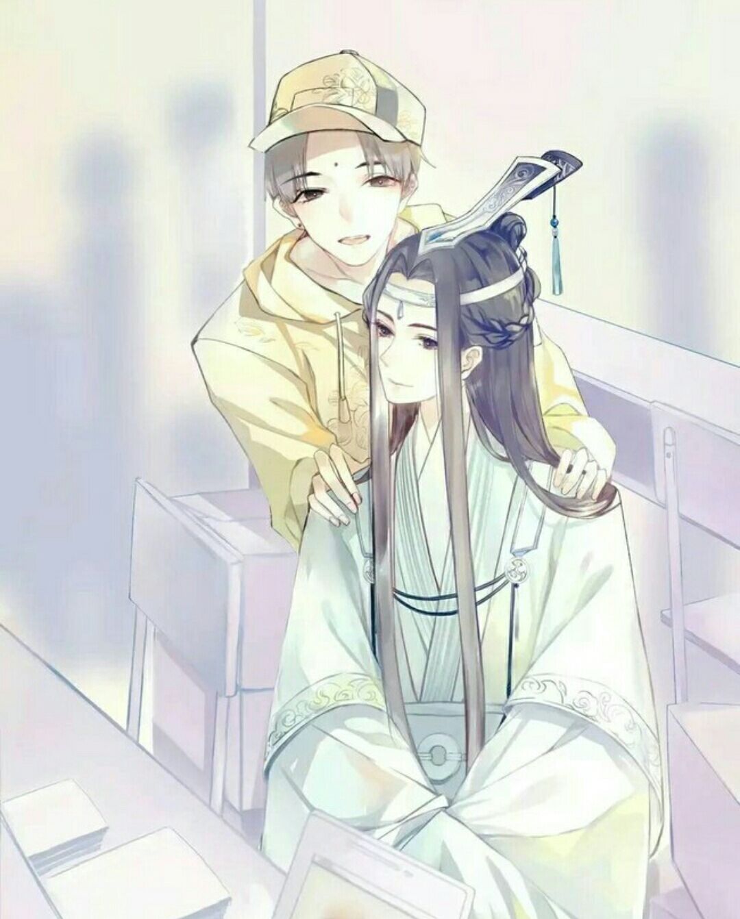 魔道祖师:当蓝忘机带"老婆"回家,蓝启仁要被羡羡气哭了