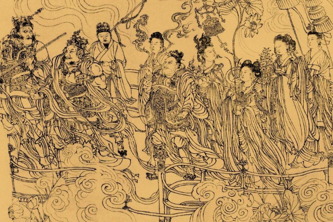 山水伴老子,吴道子一口气画完了三百里嘉陵江图!唐玄宗都看呆了