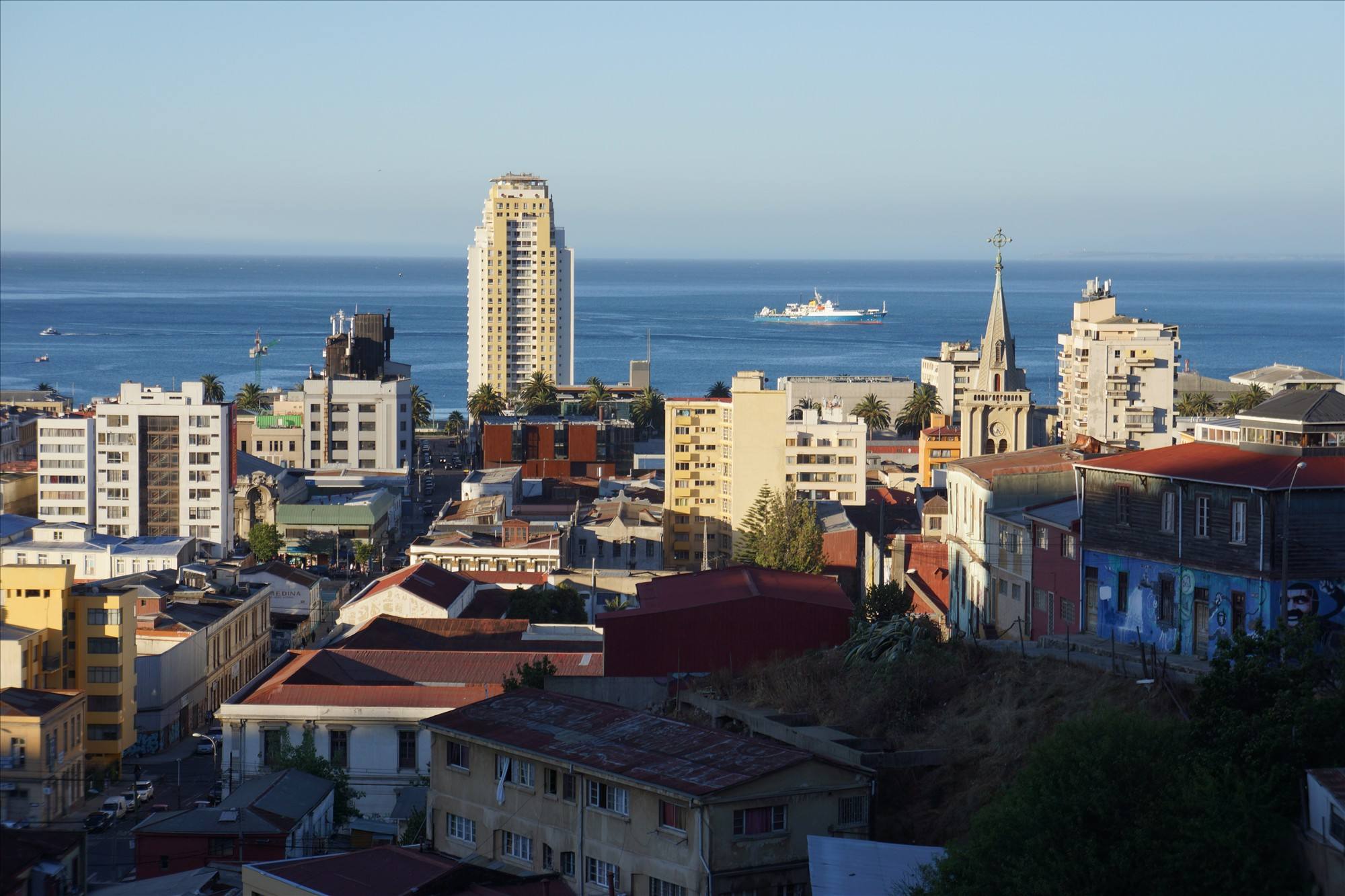 这是智利最大的对外贸易港,而且历史悠久!