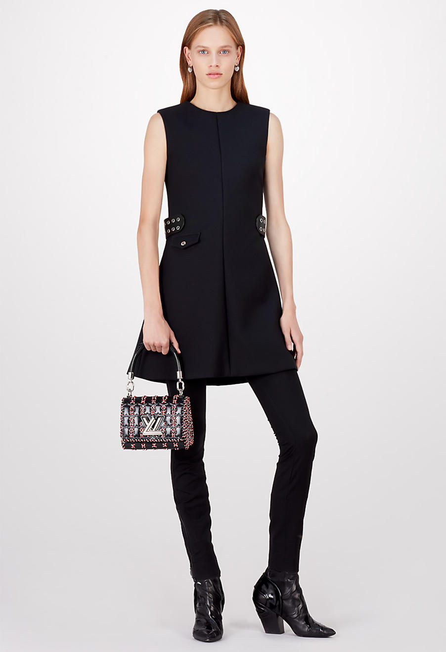 lv黑色女装,2018年新款经典黑美人造型