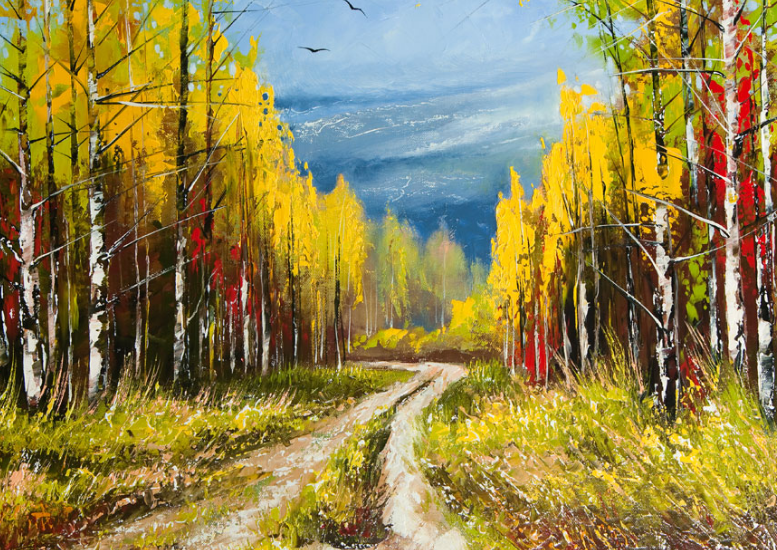 美术鉴赏:浅谈风景油画的表现方法,最终提升我们的绘画技法