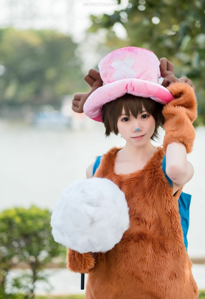 海贼王乔巴cos:好可爱的麋鹿啊