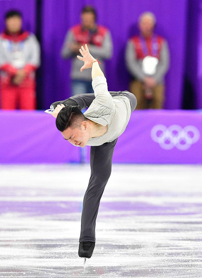 中國選手閆涵出戰花滑男單短節目