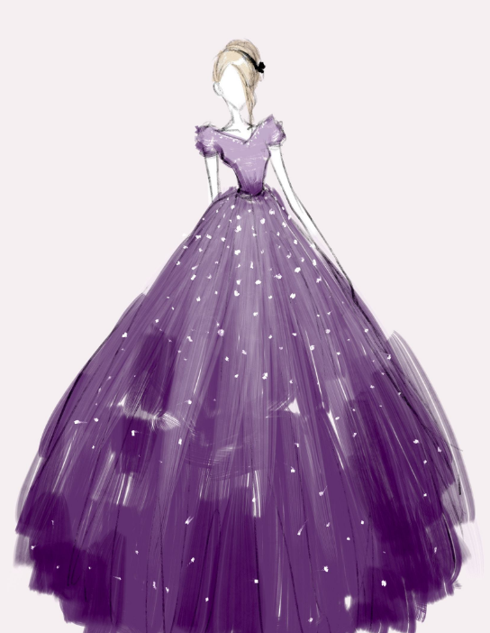 十二星座女专属的手绘婚纱,水瓶座少女,射手座梦幻,你的呢?