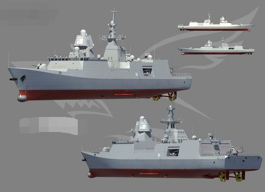 我国新型护卫舰054c猛图流出,这造型也太科幻了!