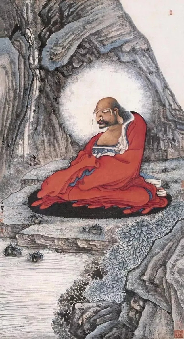 民国第一画佛神手,钱画佛佛像国画作品欣赏