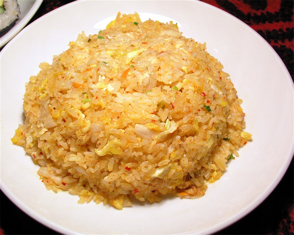 舌尖上的美食之韩式炒饭,做法简单,米香的味道,让你回味无穷