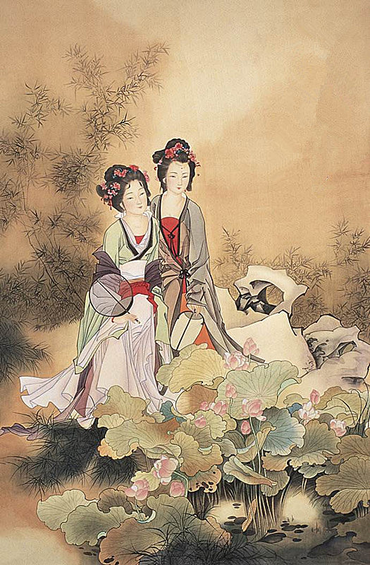 为什么古画上的古代女子那么美,男子却又老又丑?