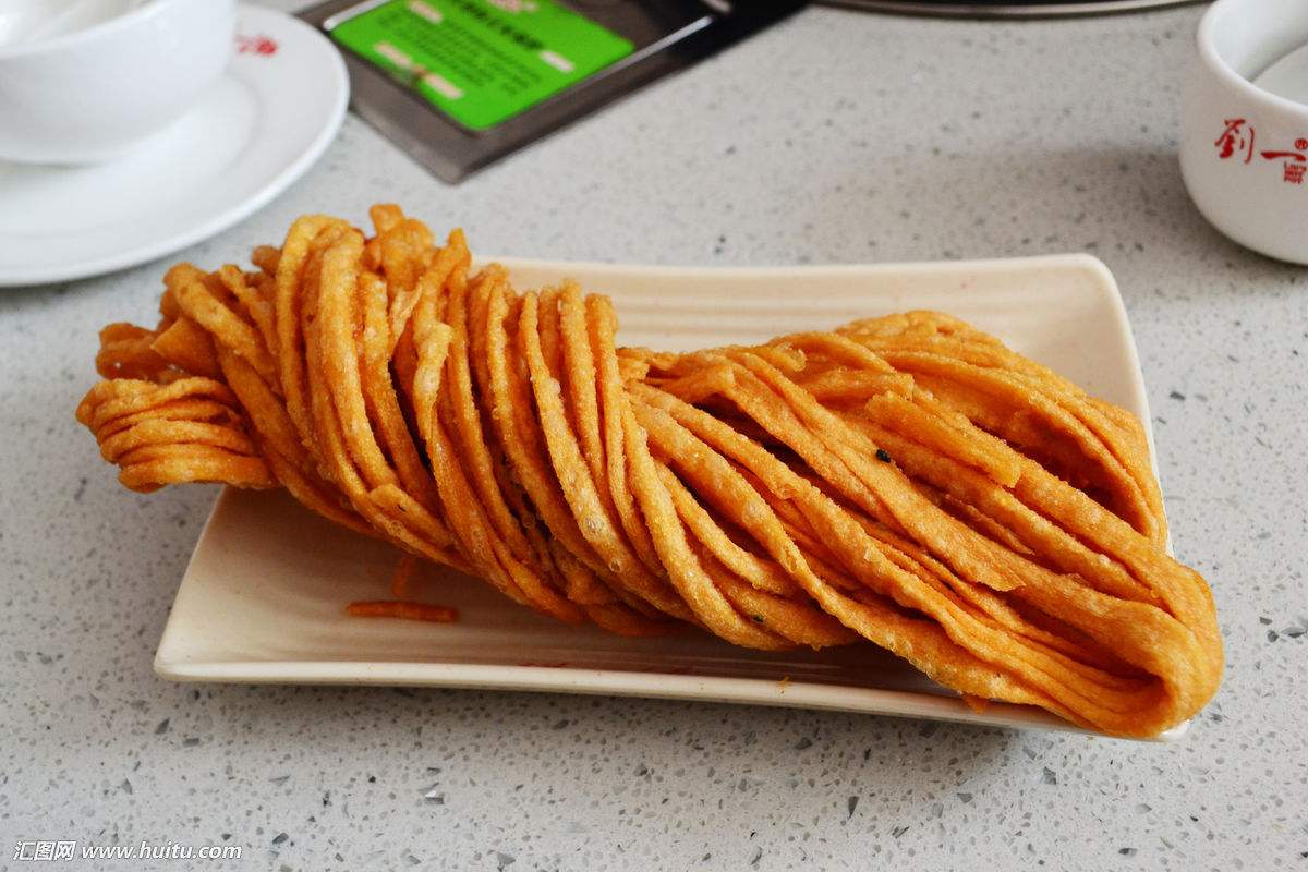 临夏风味美食炸馓子