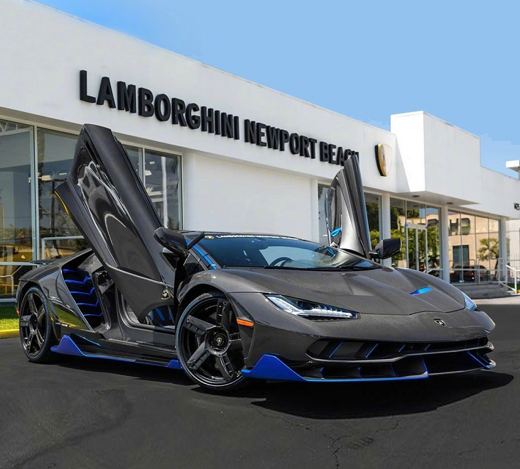 蓝色配色兰博基尼centenario lp770-4!