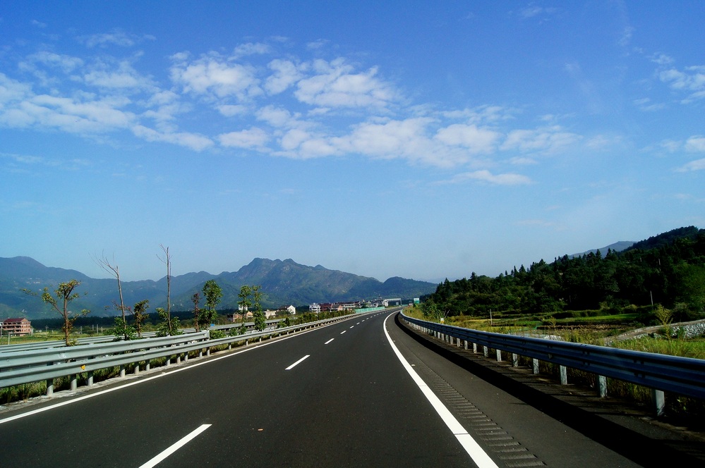 诸永高速风景图片