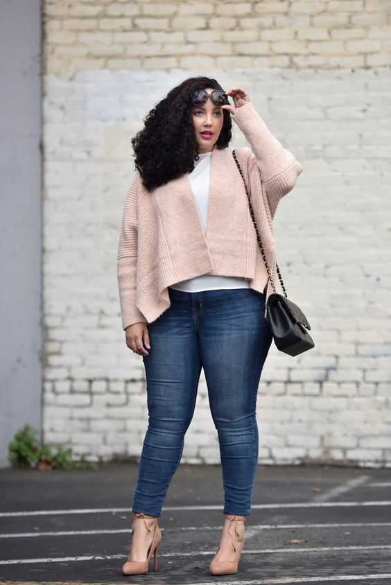 大码博主时尚穿搭 胖女孩也可以美美哒