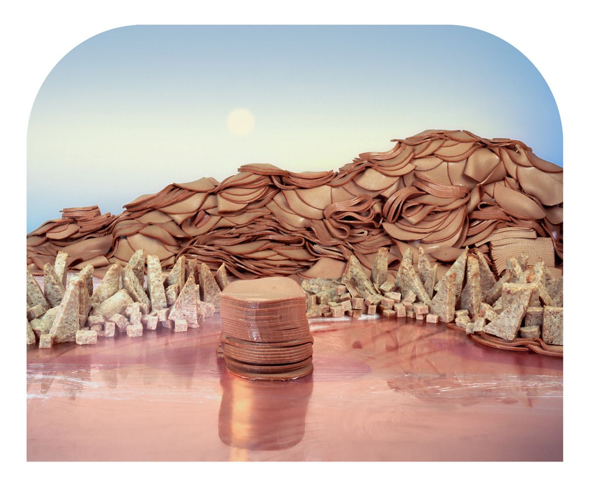 蛋糕山,冰棒树:用食物"堆砌"的风景照