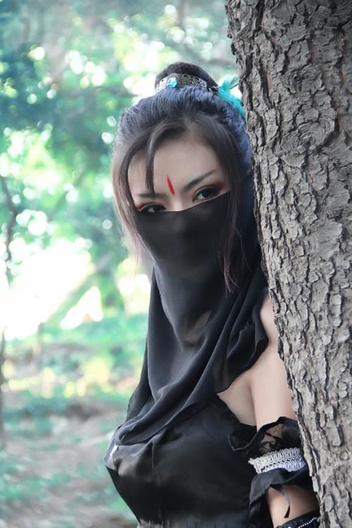 古代蒙面纱的美女图片,最后这张,我眼拙了……好尴尬哦!