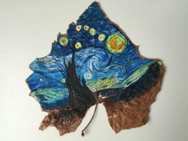 非物质文化遗产叶脉画:落叶遇知音,化腐朽为神奇的绘画艺术