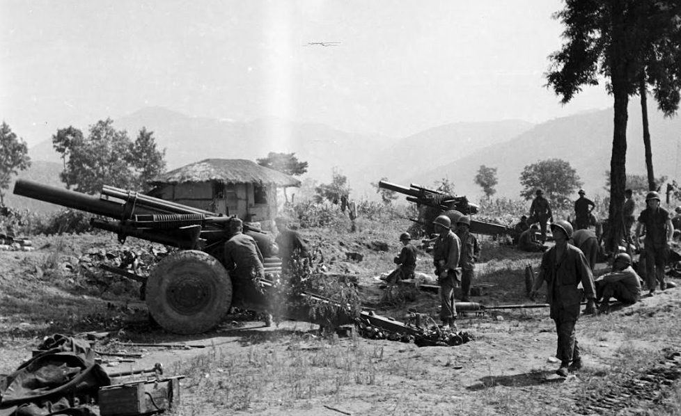 美二战生产这一重炮,需要7名士兵才能操作,越南至今把它当宝贝