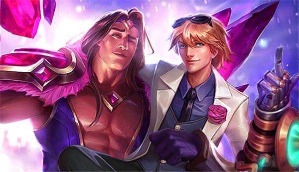 英雄联盟中的大情侣,看到第五个我是服气的