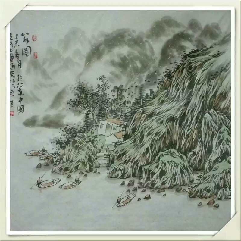 李君生国画作品欣赏